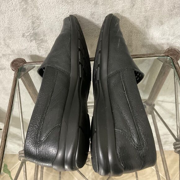 Hotter Retro Leather slip on Loafers women’s US Size 9 Black career Comfort - Picture 11 of 12